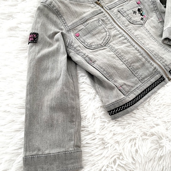🌸 Souris Mini Toddler Girl Denim Jacket 🌸 - Picture 2 of 4